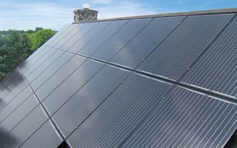 Bourbeau Terrace Solar Installation Photo