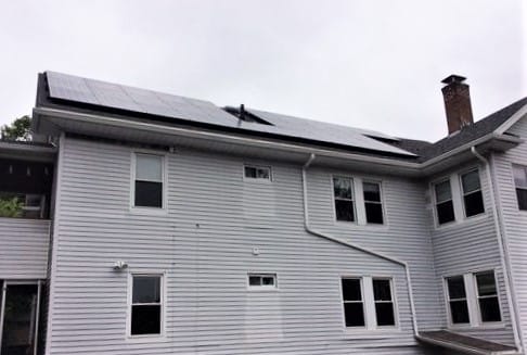 Amherst Road Solar Installation Photo