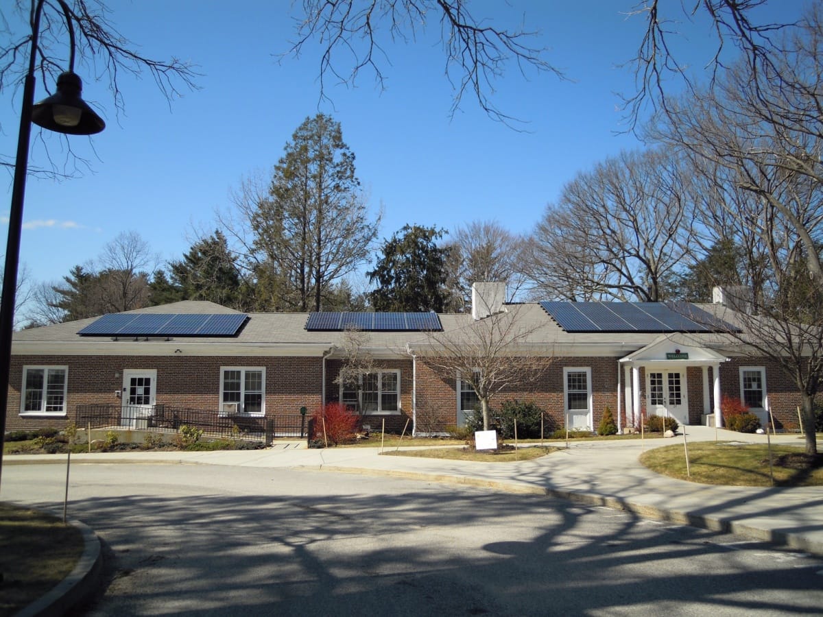 First Parish Solar Installation Photo