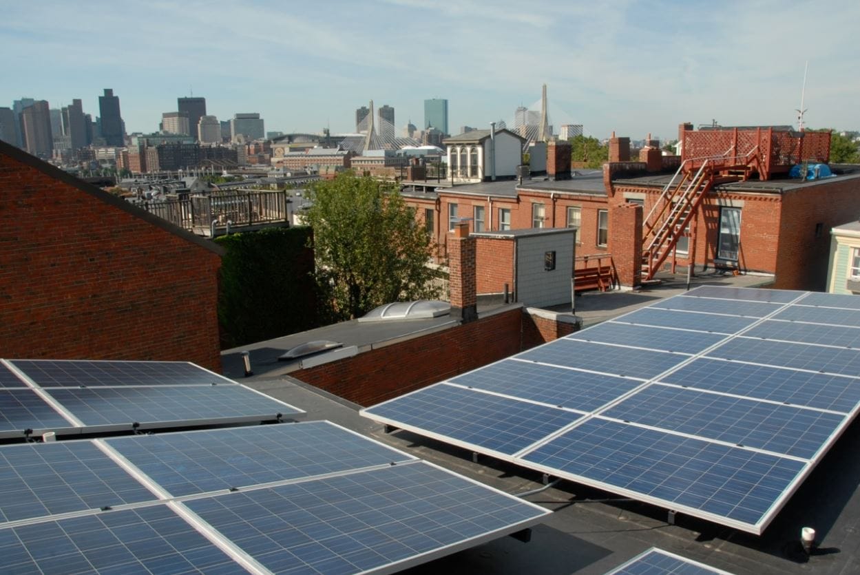 Mount Vernon Street Solar Installation Photo