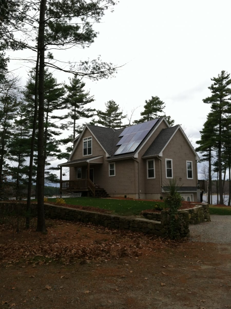 Island Road Solar Installation Photo