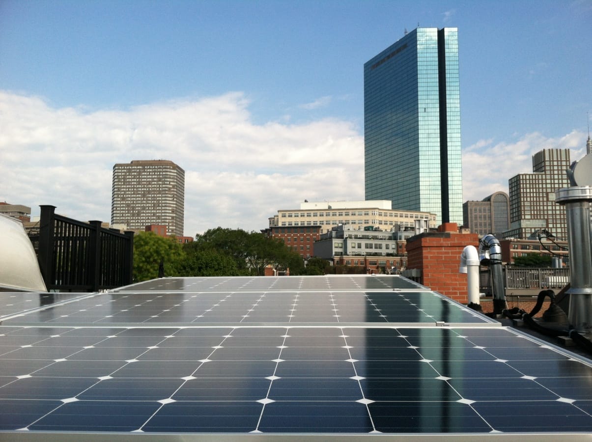 Warren Avenue Solar Installation Photo