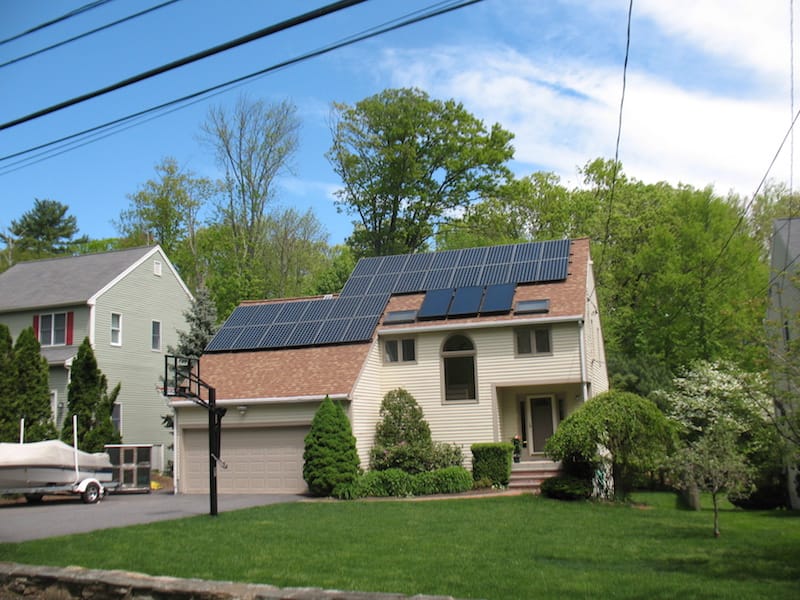Gates Street Solar Installation Photo