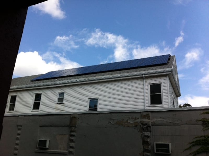 Dickinson Street Solar Installation Photo