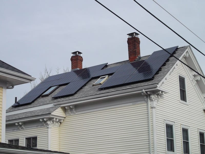 Winter Street Solar Installation Photo