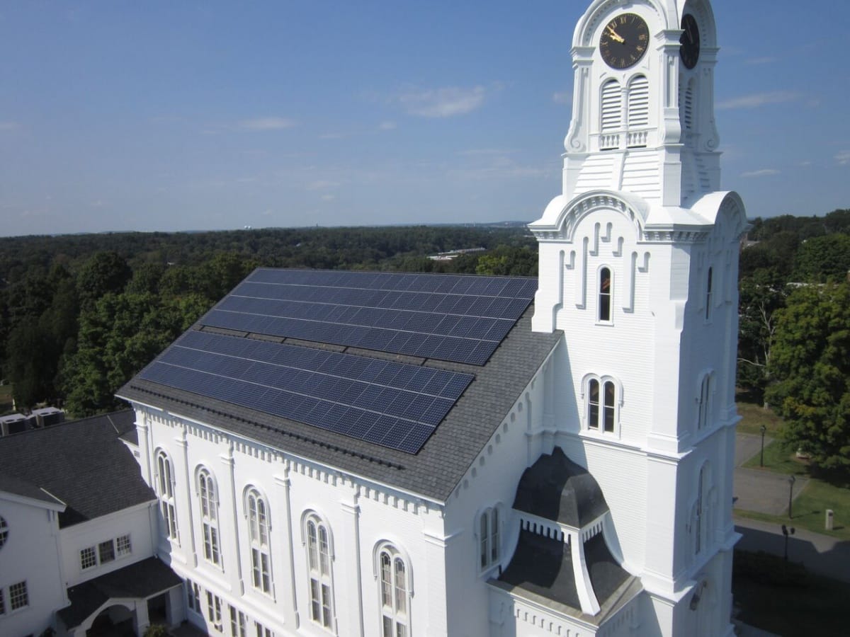 South Church Solar Installation Photo