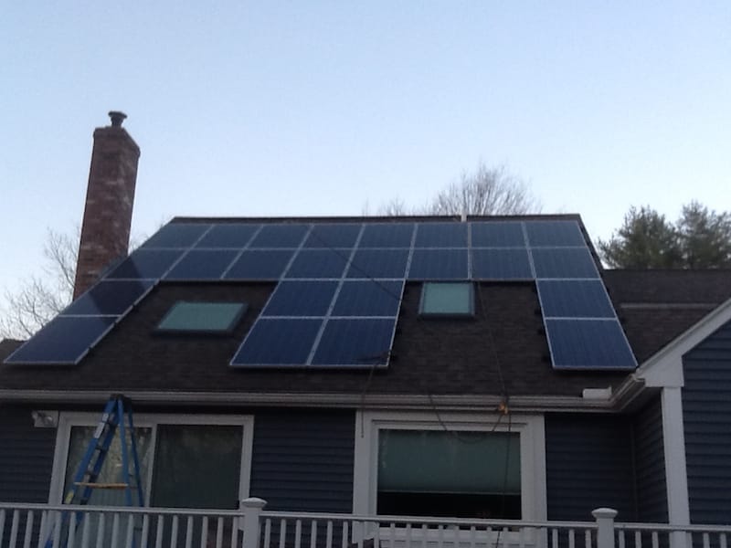 Bourbeau Terrace Solar Installation Photo