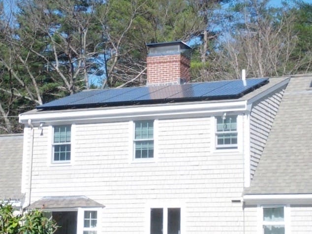 Pine Hill Road Solar Installation Photo