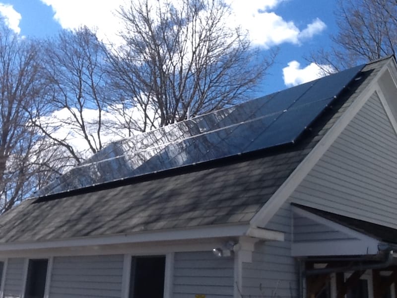 Merrimac Street Solar Installation Photo