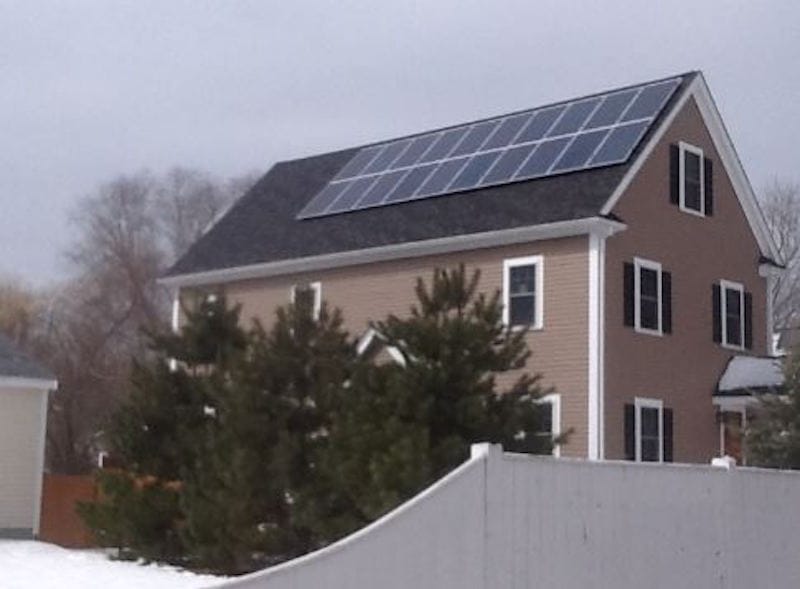 South Pond Street Solar Installation Photo
