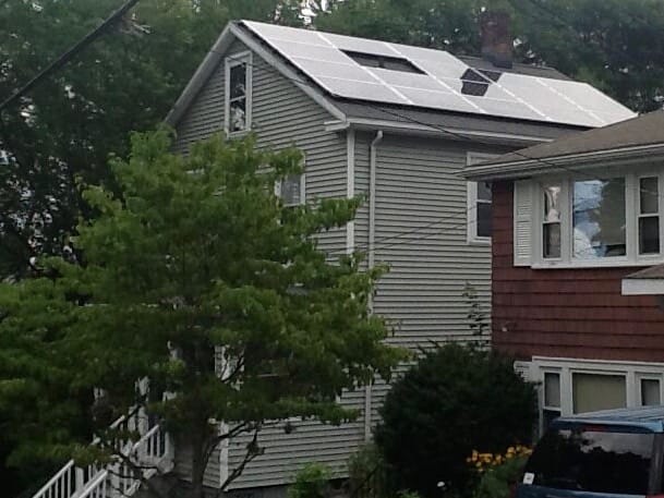 Sylvia Street Solar Installation Photo
