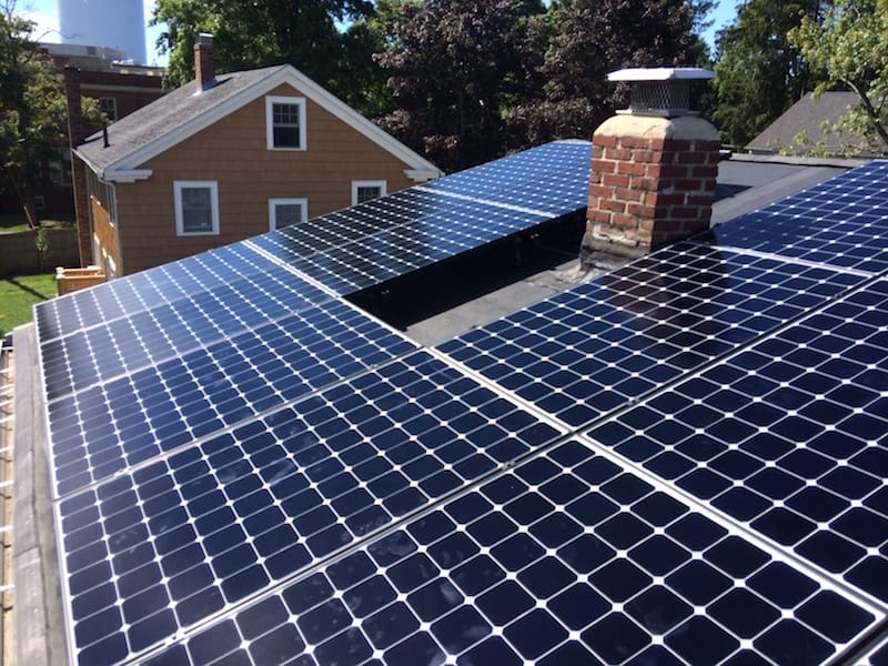 Lafayette Street Solar Installation Photo