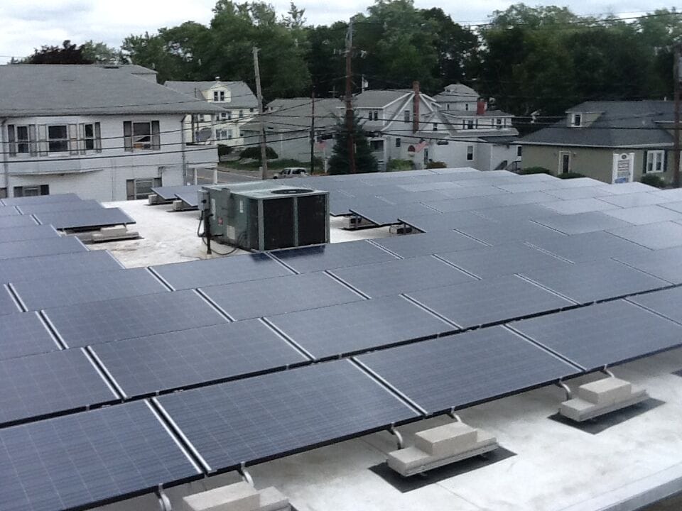 Sunnyside Liquors Solar Installation Photo