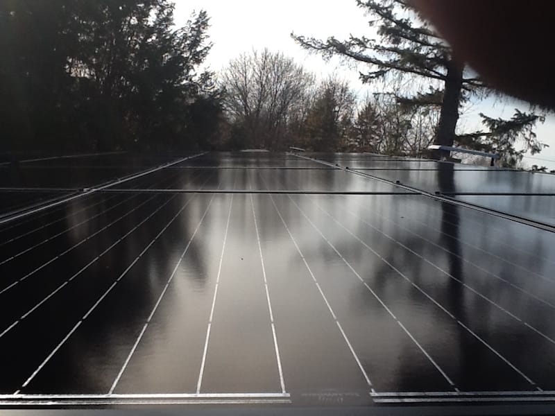 Cushing Road Solar Installation Photo