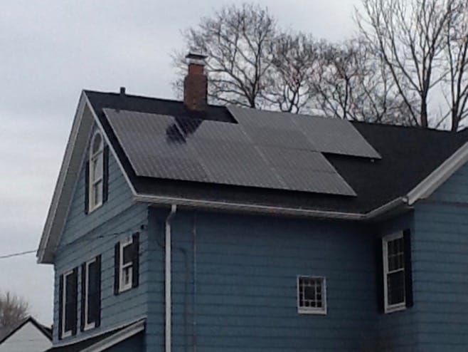 Prospect Street Solar Installation Photo
