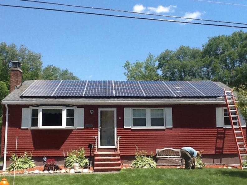 Clearview Drive Solar Installation Photo