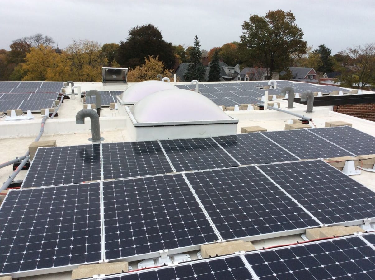 Walnut Avenue Solar Installation Photo