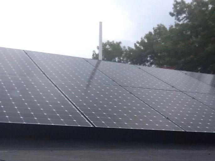 Chestnut Street Solar Installation Photo