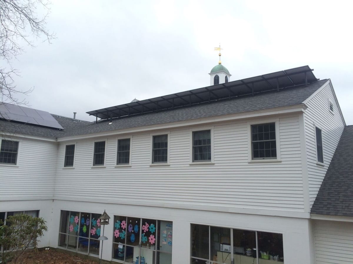 First Parish of Sudbury Solar Installation Photo