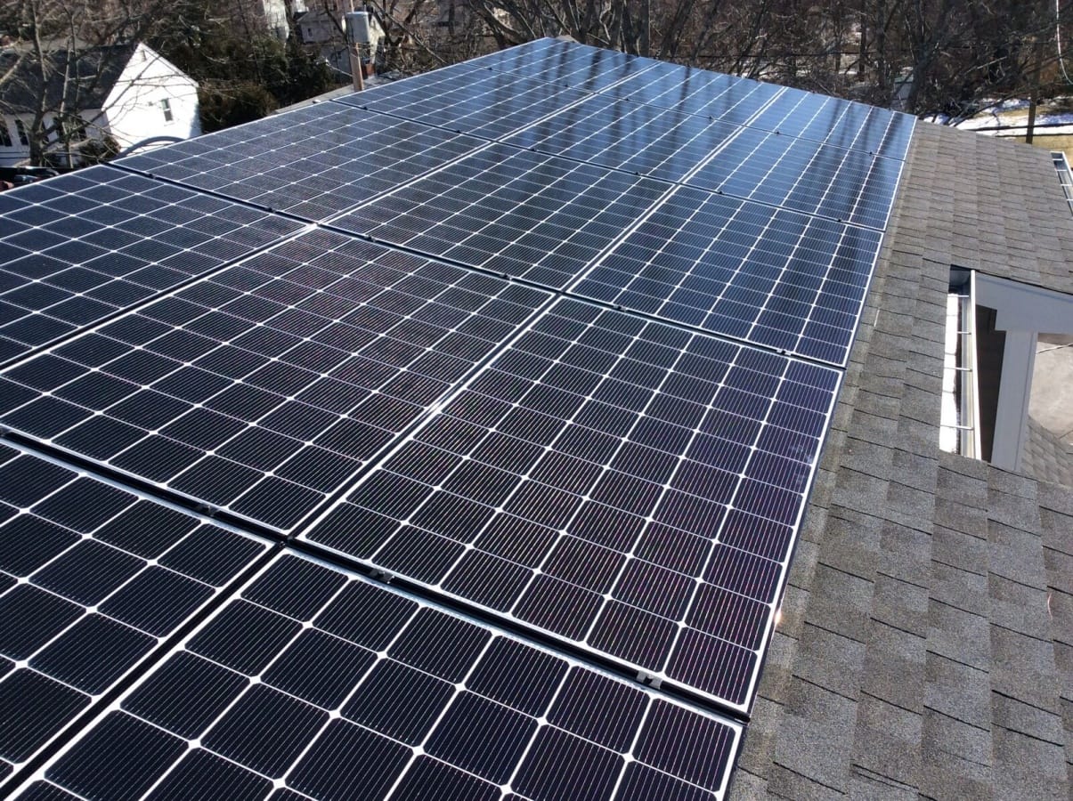 Thesda Street Solar Installation Photo