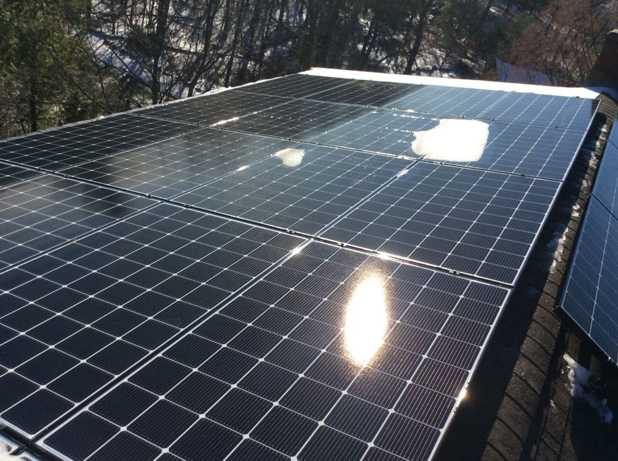 Wainwright Road Solar Installation Photo