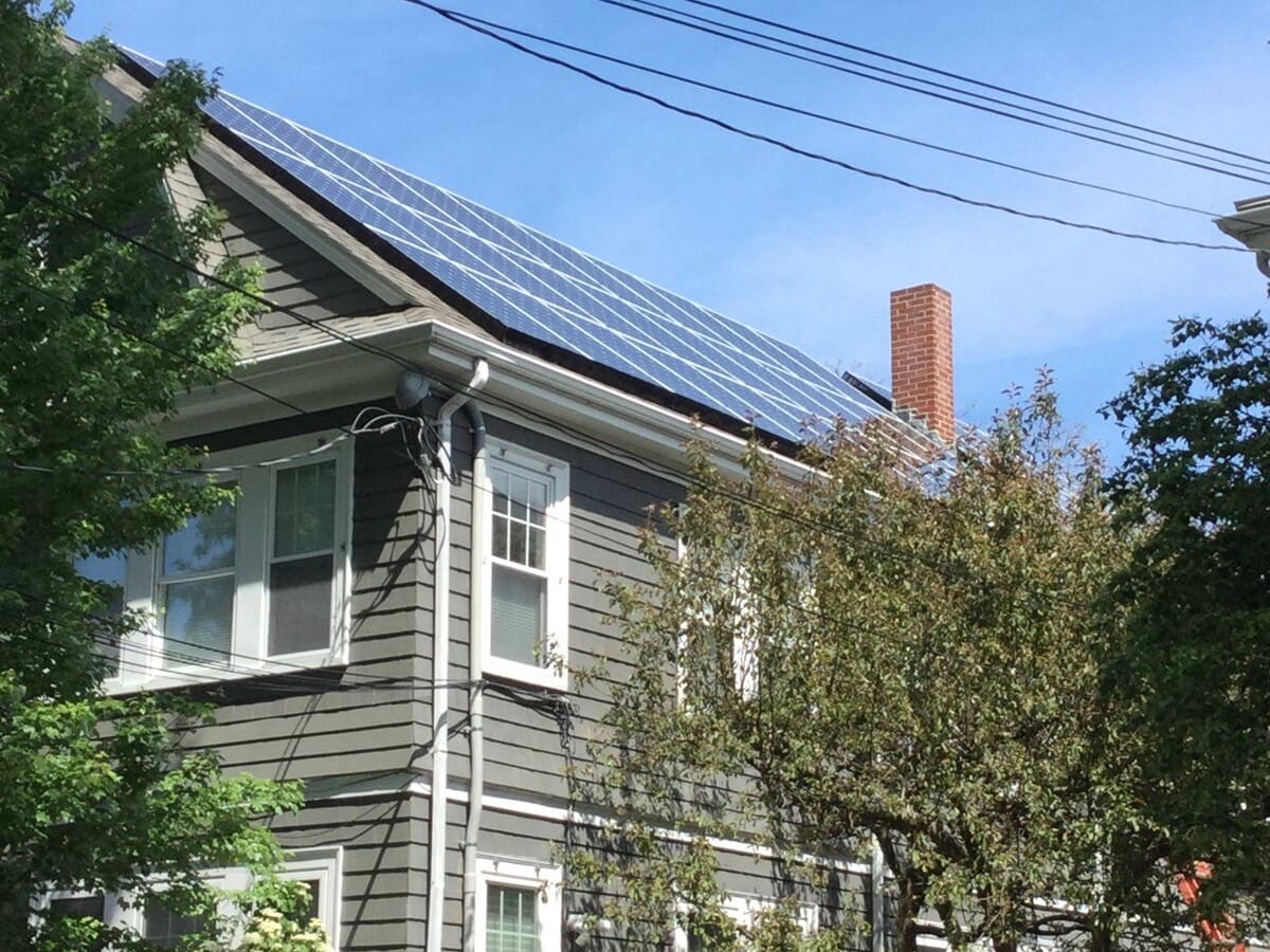 Richard Avenue Solar Installation Photo