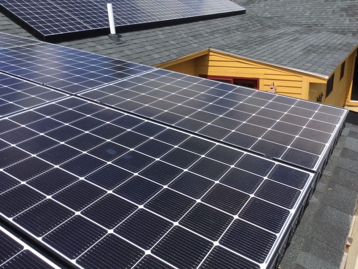 Elmira Avenue Solar Installation Photo