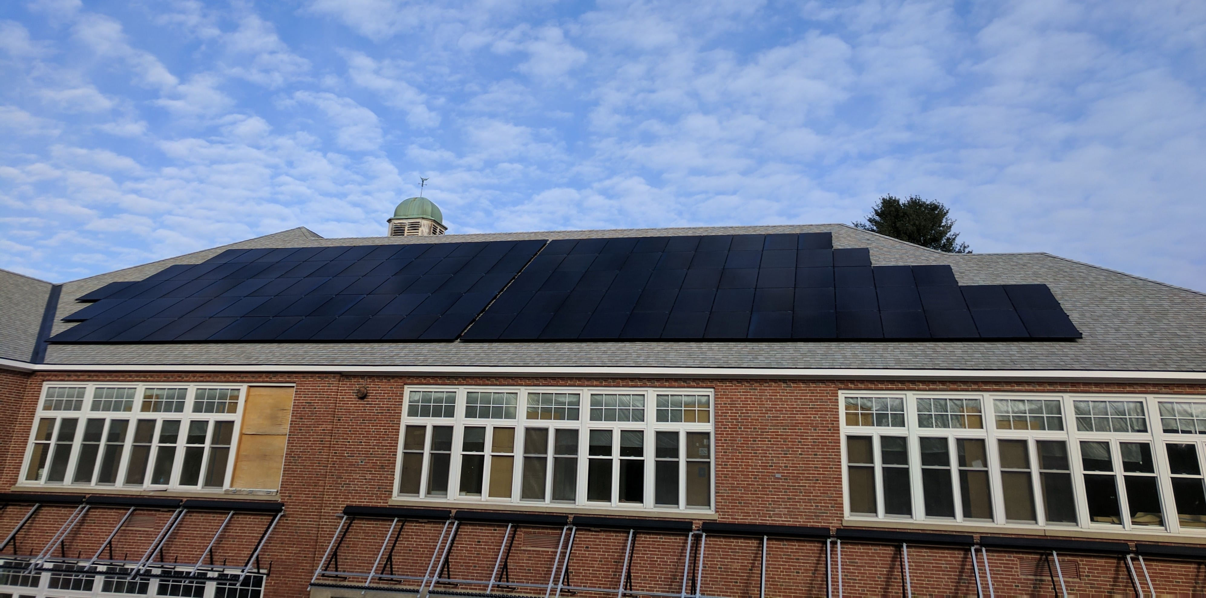 School Street Solar Installation Photo