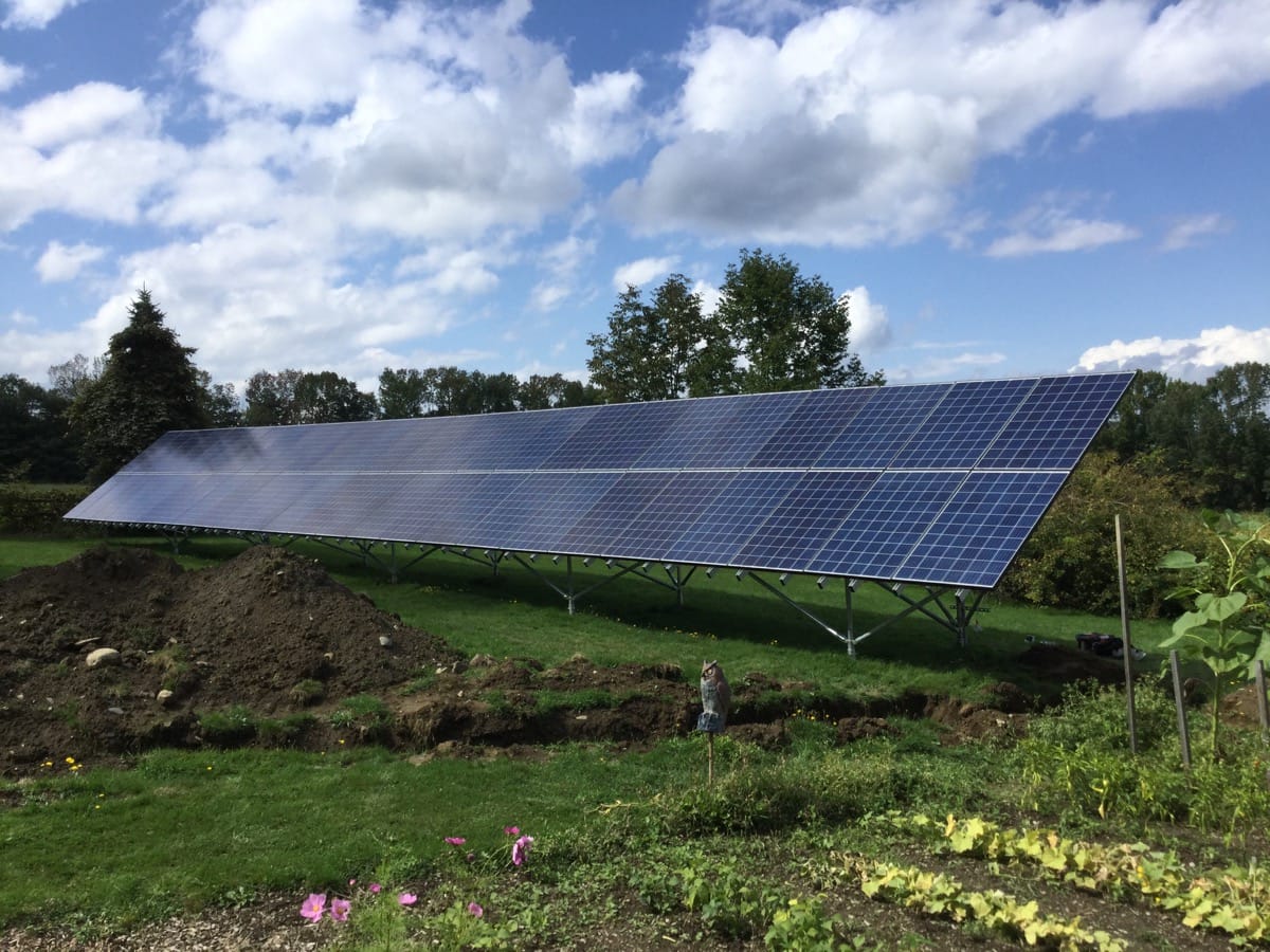 Brickhouse Road Solar Installation Photo
