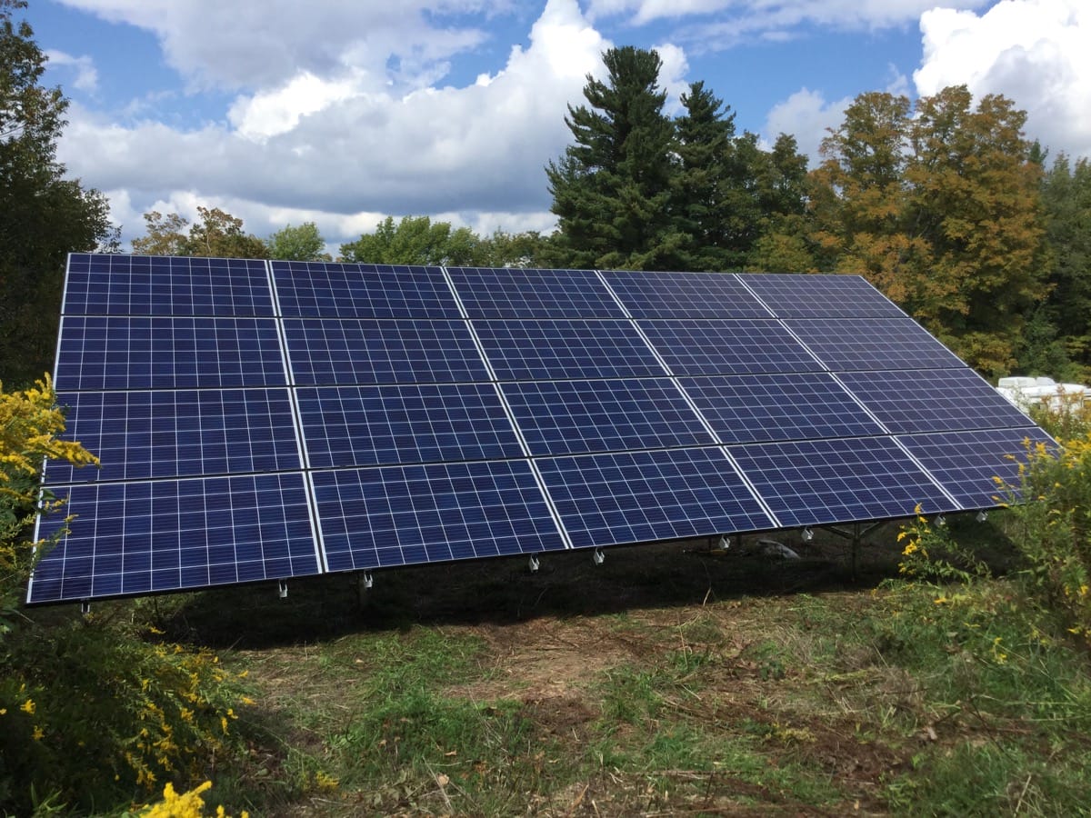 Potash Hill Road Solar Installation Photo