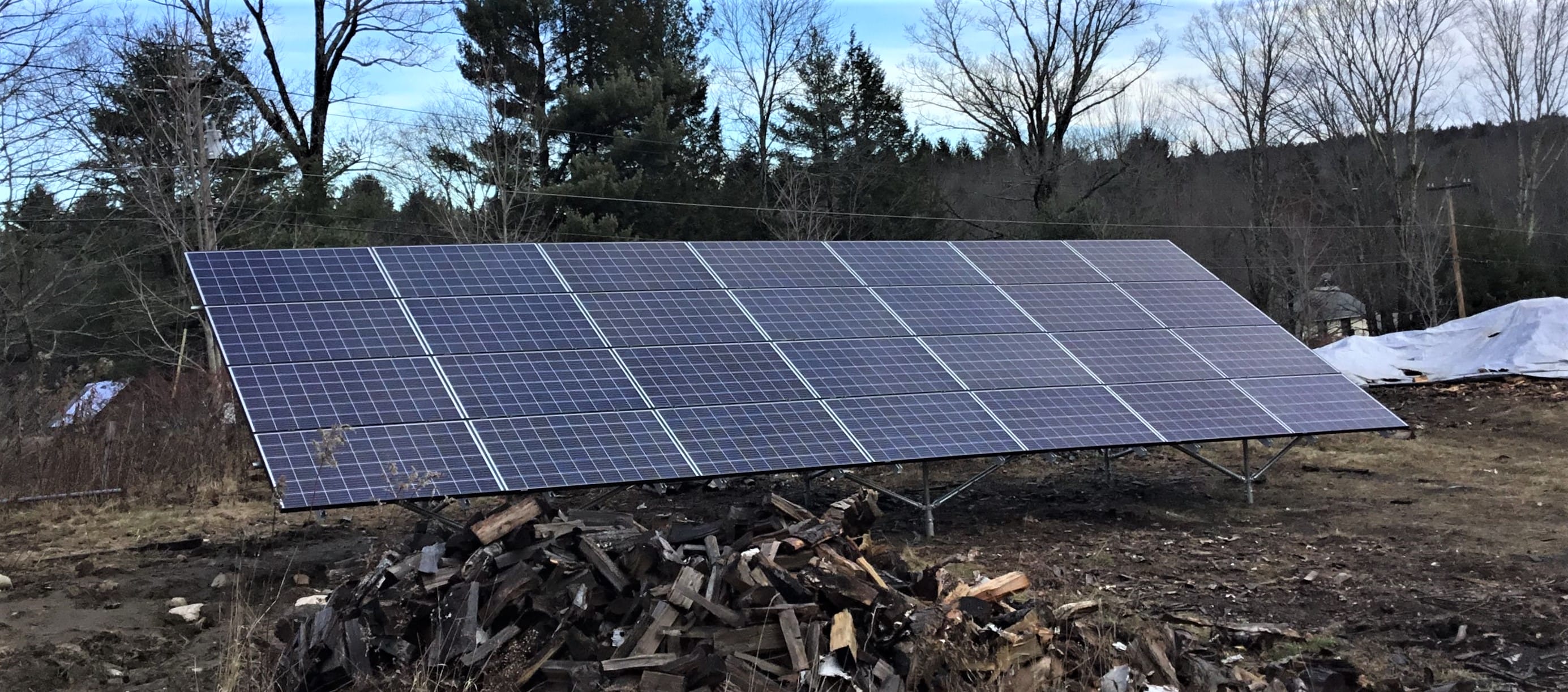 Williamsburg Road Solar Installation Photo