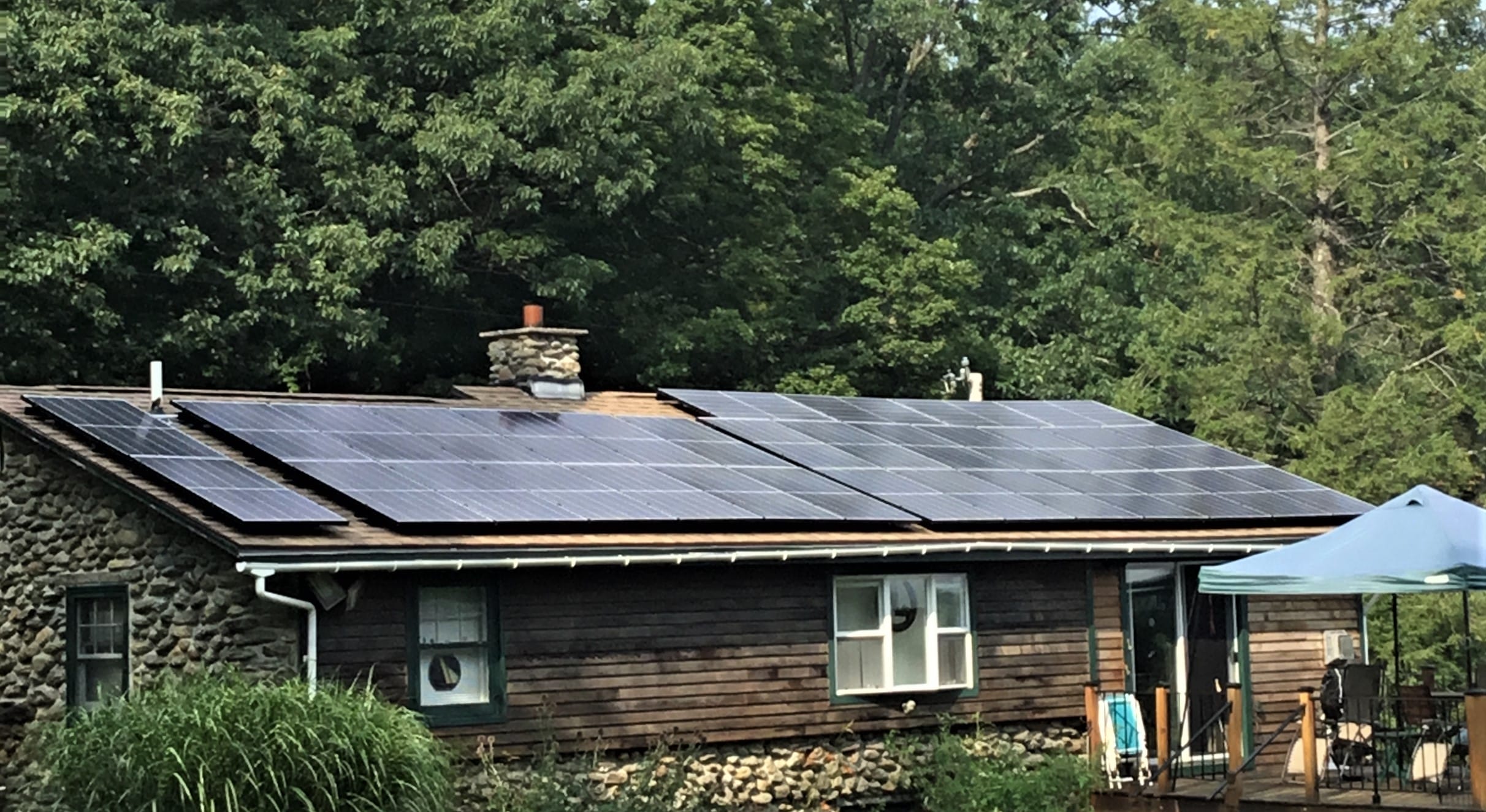 West Mountain Road Solar Installation Photo