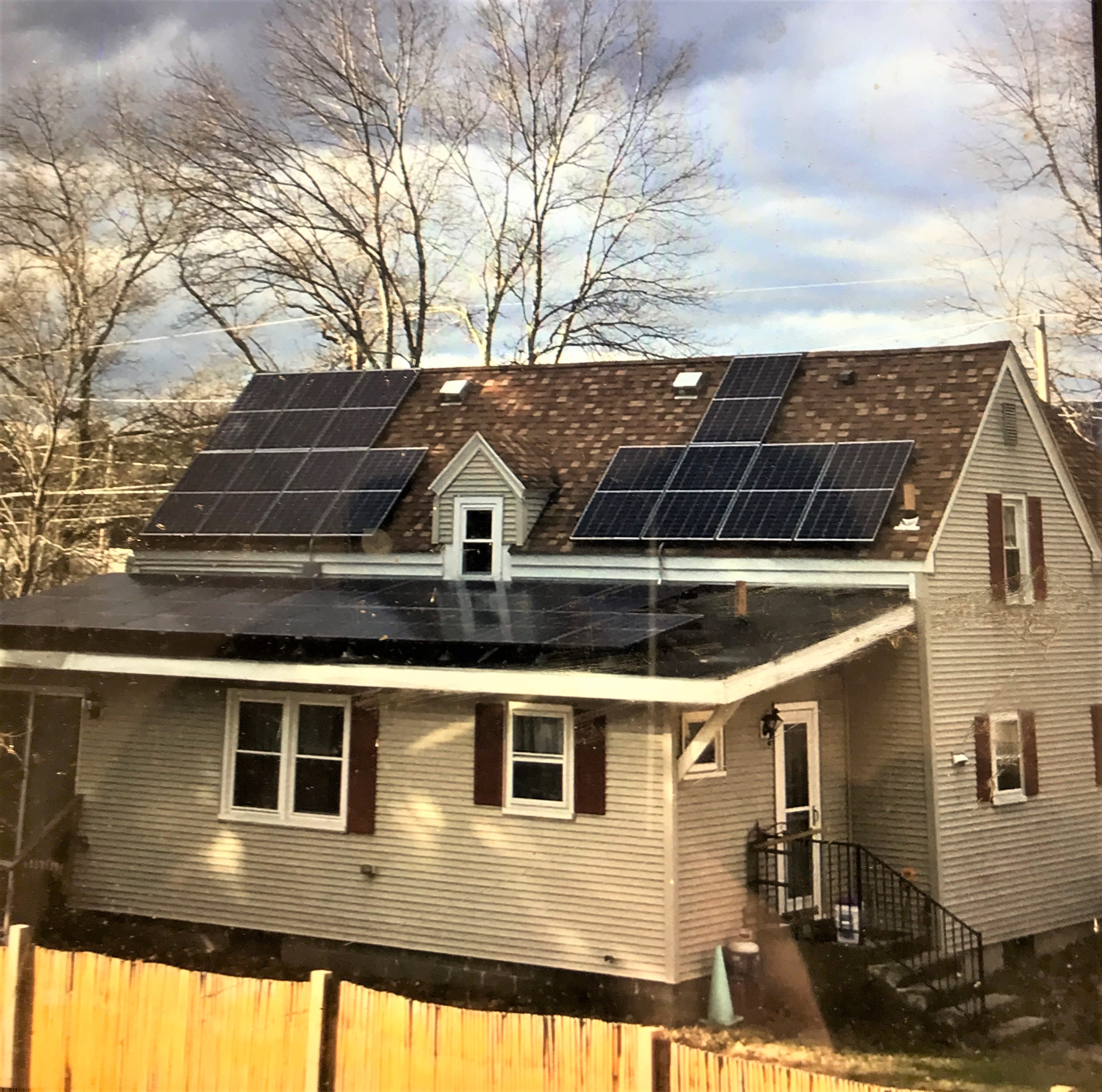 Amherst Road Solar Installation Photo