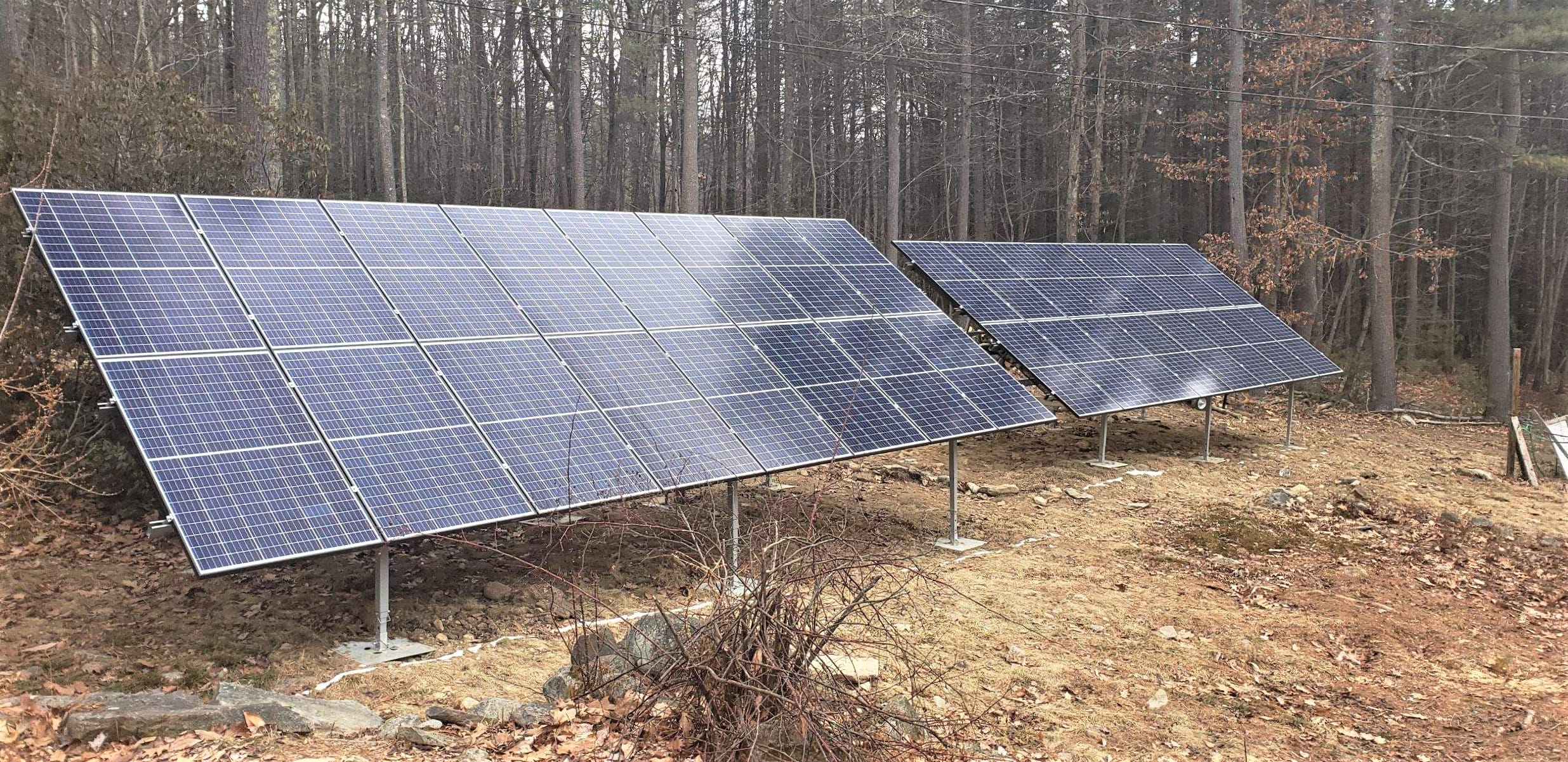 North Leverett Road Solar Installation Photo